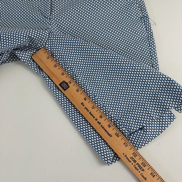 Ann Taylor Women's Devin Fit Bermuda Shorts Blue White Print Size 6 - Picture 9 of 10